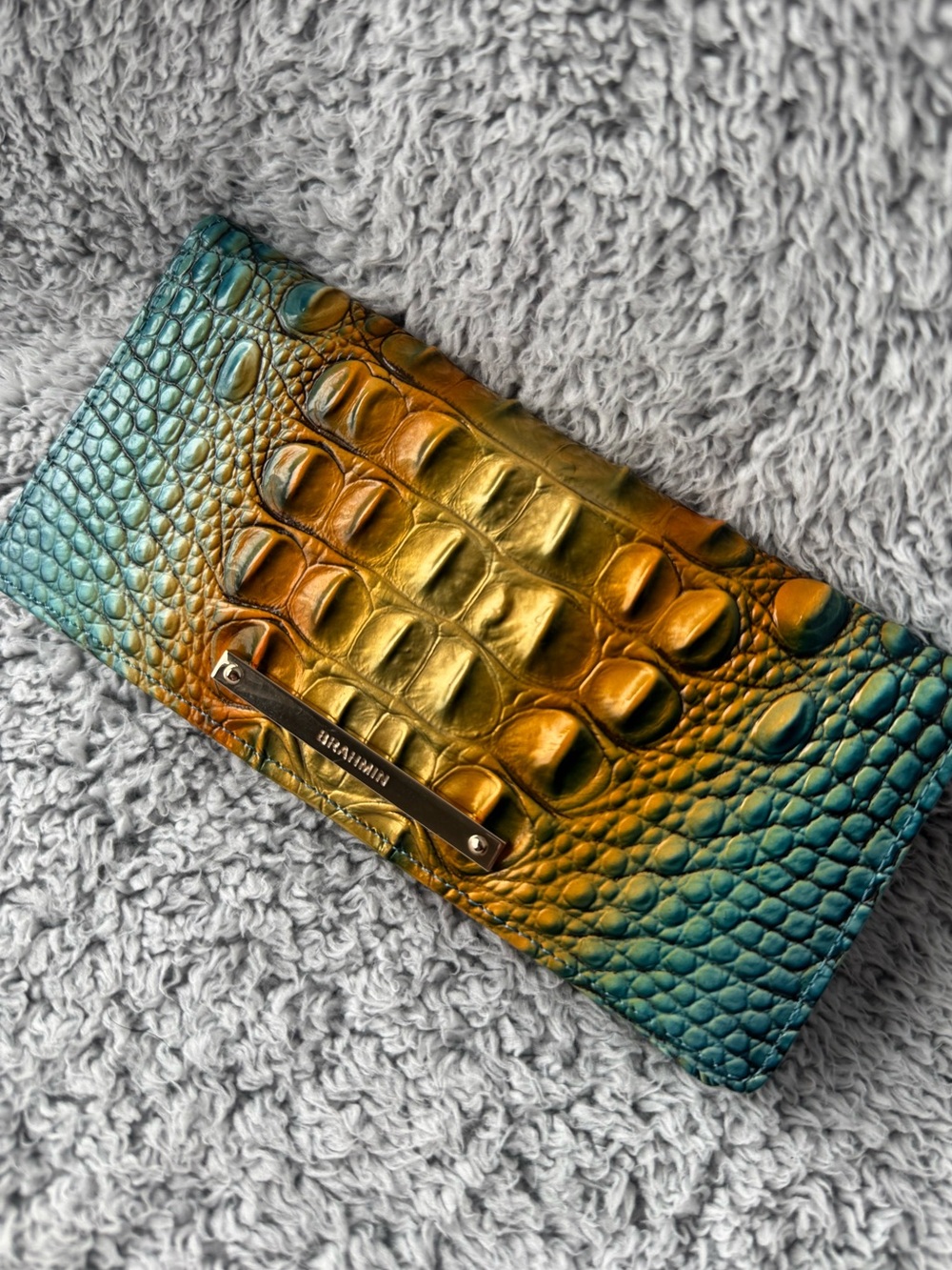 Brahmin Ady Wallet Bermuda Ombré Melbourne Genuine Leather NWT - Picture 5 of 9